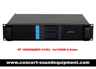4x1300W Disco Sound Equipment FP 10000Q Light Weight Class TD Amplifier For Concert And Nightclub